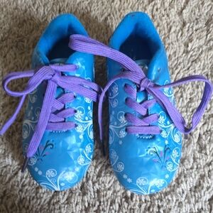 Kids FROZEN Blue and Purple Toddler Cleats